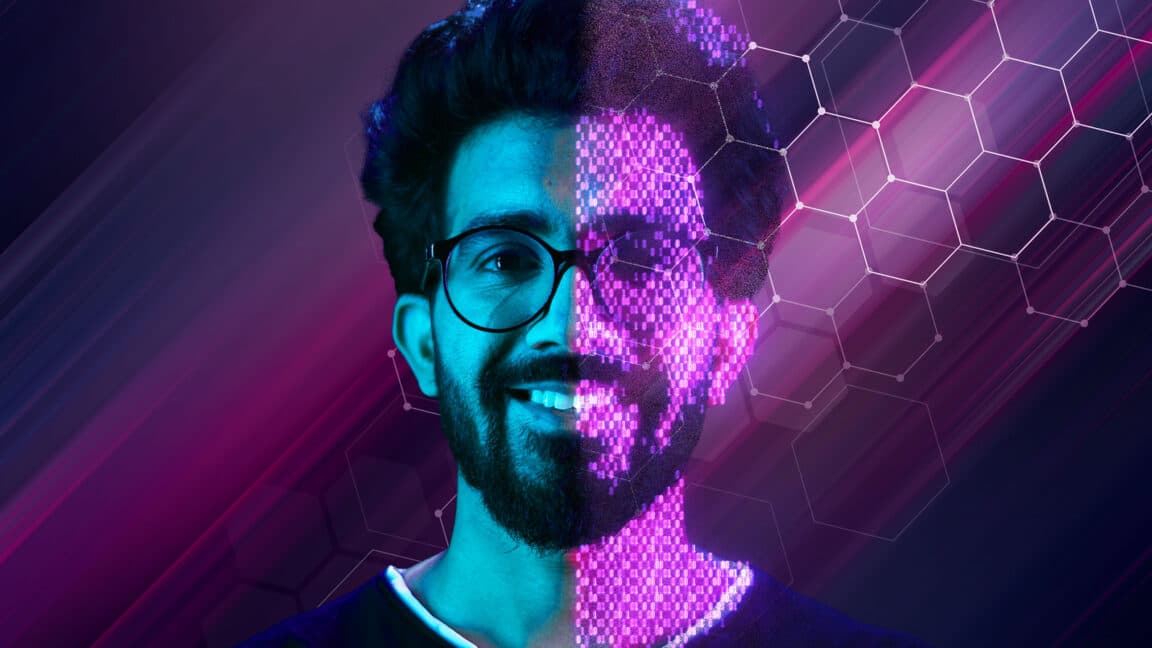 Developer supervising AI-generated code across multiple screens