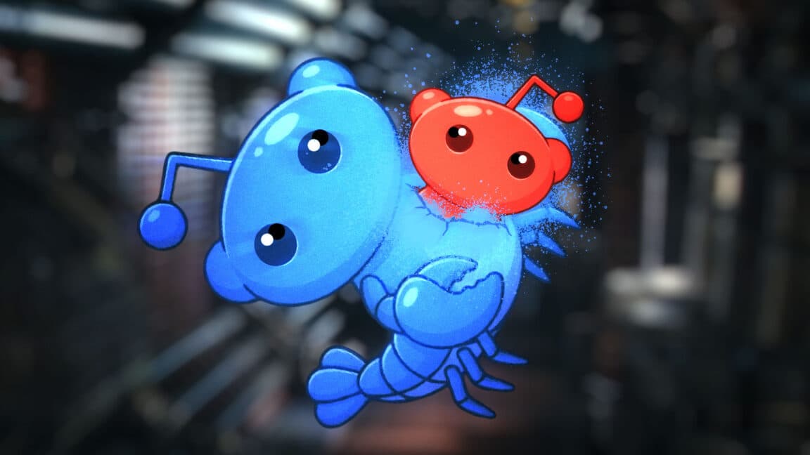 Abstract visualization of AI agents connected in a network spreading digital prompts like a virus