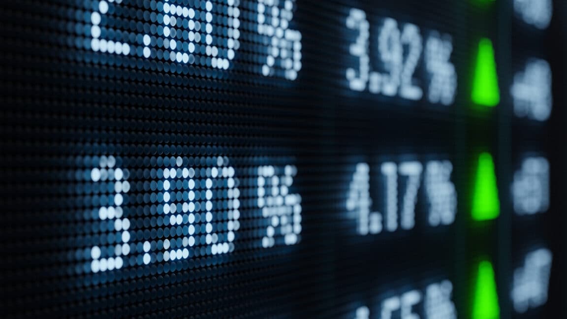 Illustration of Alphabet headquarters overlaid with bond certificates and AI data center imagery