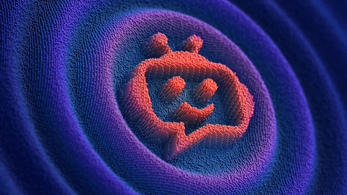 Illustration of a Reddit interface showing a human icon opposite a robot icon