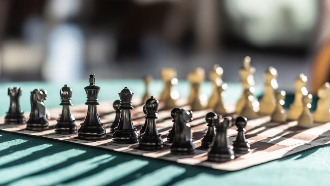 Abstract illustration of an AI system struggling to solve a simple matchstick puzzle game