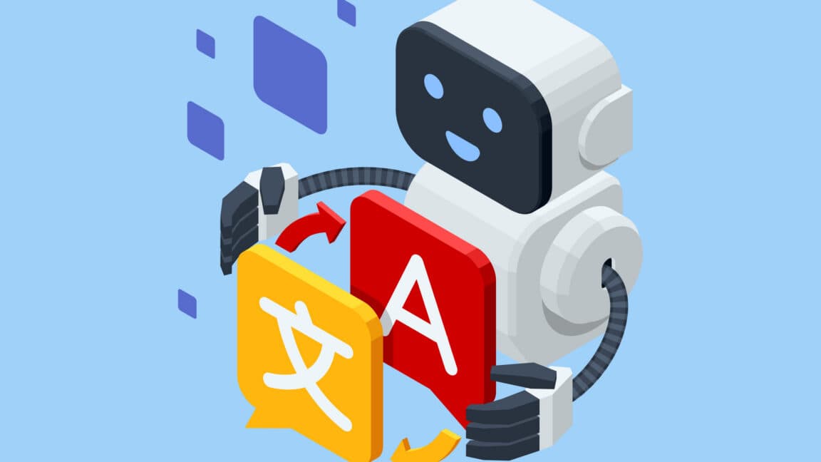 Stack of vintage Japanese game magazines beside a laptop running an AI translation tool