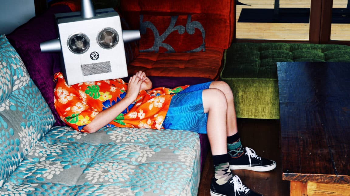 Grafički prikaz mreže AI agenata povezanih s biometrijskim identitetnim tokenima