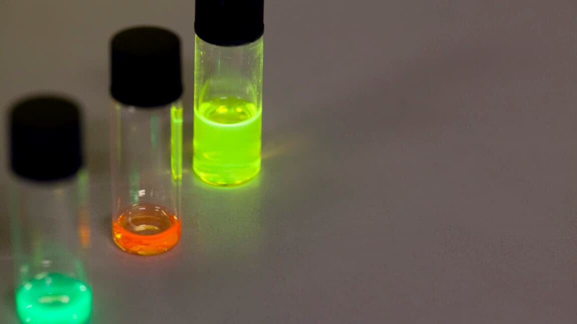 Close-up of modern TV screens showing vivid colors in an electronics store