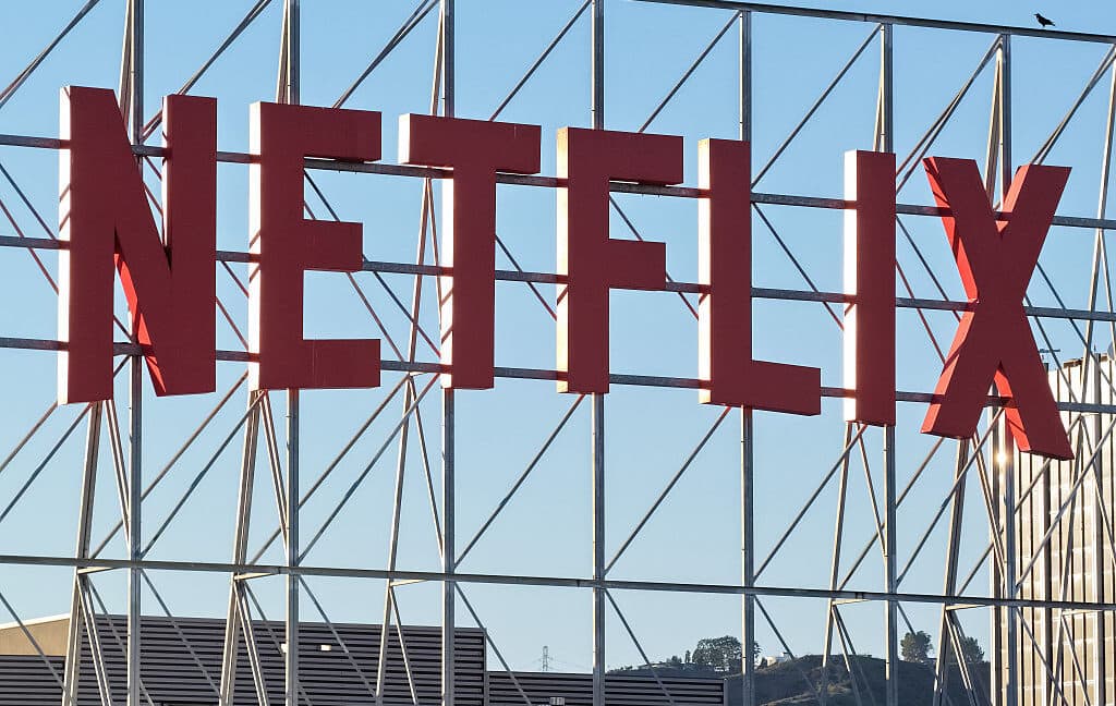 Netflix office building exterior with logo, symbolizing Italian court ruling on subscription price refunds